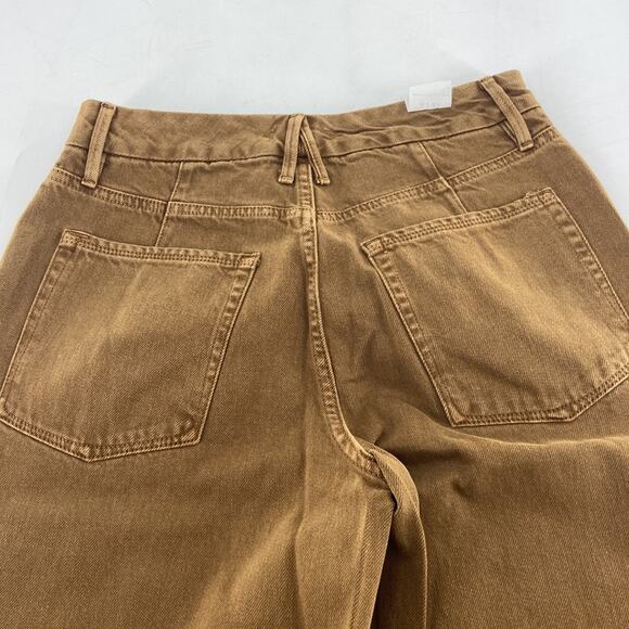 Good American 90s Duster Straight Leg Jeans In Bronze 4/ 27 - Picture 6 of 15